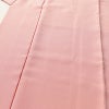 色無地 しつけ糸付き 縮緬 一つ紋付き 正絹 無地 袷仕立て 身丈157cm 裄丈65cm フォーマル 着物 ピンク_画像5