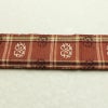 名古屋帯 六通柄 良品 正絹 幾何学柄・抽象柄 通し仕立て 帯 茶_画像13
