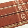 名古屋帯 六通柄 良品 正絹 幾何学柄・抽象柄 通し仕立て 帯 茶_画像15