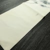 名古屋帯 太鼓柄 内山晴祥 落款入り 正絹 木の葉・植物柄 名古屋仕立て 帯 白_画像11