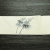 名古屋帯 太鼓柄 内山晴祥 落款入り 正絹 木の葉・植物柄 名古屋仕立て 帯 白_画像15
