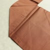 名古屋帯 太鼓柄 良品 正絹 幾何学柄・抽象柄 名古屋仕立て 箔 帯 茶_画像19