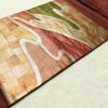 名古屋帯 太鼓柄 正絹 古典柄 名古屋仕立て 箔 帯 茶_画像10
