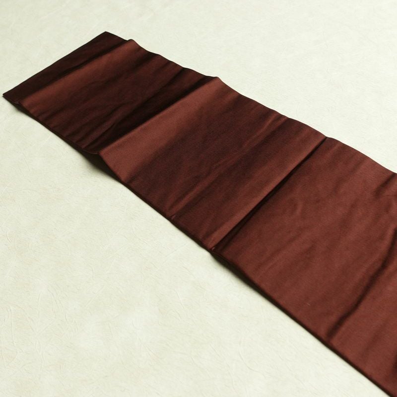 名古屋帯 太鼓柄 正絹 古典柄 名古屋仕立て 箔 帯 茶_画像15