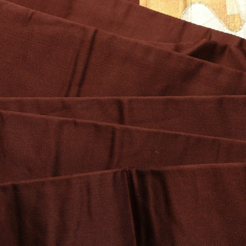 名古屋帯 太鼓柄 正絹 古典柄 名古屋仕立て 箔 帯 茶_画像17