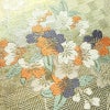 袋帯 六通柄 美品 フォーマル用 正絹 桜 花柄 箔 帯 グレー_画像3