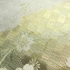 袋帯 六通柄 美品 フォーマル用 正絹 桜 花柄 箔 帯 グレー_画像6