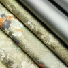 袋帯 六通柄 美品 フォーマル用 正絹 桜 花柄 箔 帯 グレー_画像19