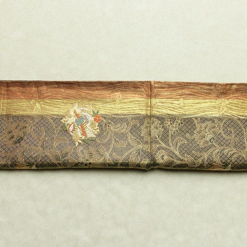 袋帯 六通柄 フォーマル用 正絹 幾何学柄・抽象柄 箔 金糸 帯 多色使い_画像16