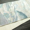 袋帯 祇園新橋辺 名勝百景 六通柄 フォーマル用 正絹 風景柄 箔 帯 白_画像9