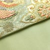 袋帯 六通柄 フォーマル用 正絹 幾何学柄・抽象柄 箔 金糸 帯 緑・うぐいす色_画像11