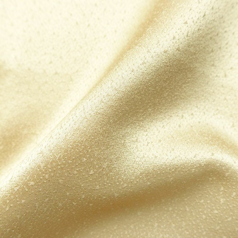 訪問着 美品 綸子 正絹 風景柄 袷仕立て 身丈156cm 裄丈64cm 箔 金彩 フォーマル 着物 ベージュ_画像21