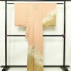 訪問着 良品 しつけ糸付き 正絹 古典柄 袷仕立て 身丈162.5cm 裄丈66cm 箔 フォーマル 着物 ピンク_画像2