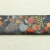 袋帯 六通柄 フォーマル用 正絹 木の葉・植物柄 金糸 帯 青・紺_画像15