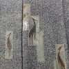 付け下げ 良品 正絹 人物・動物柄 袷仕立て 身丈155.5cm 裄丈63cm 箔 共八掛 金彩 金通し フォーマル 着物 紫・藤色_画像6
