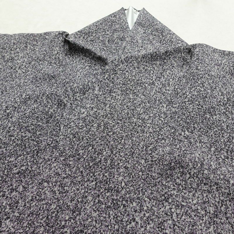 付け下げ 良品 正絹 人物・動物柄 袷仕立て 身丈155.5cm 裄丈63cm 箔 共八掛 金彩 金通し フォーマル 着物 紫・藤色_画像18