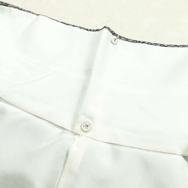 付け下げ 良品 正絹 人物・動物柄 袷仕立て 身丈155.5cm 裄丈63cm 箔 共八掛 金彩 金通し フォーマル 着物 紫・藤色_画像20