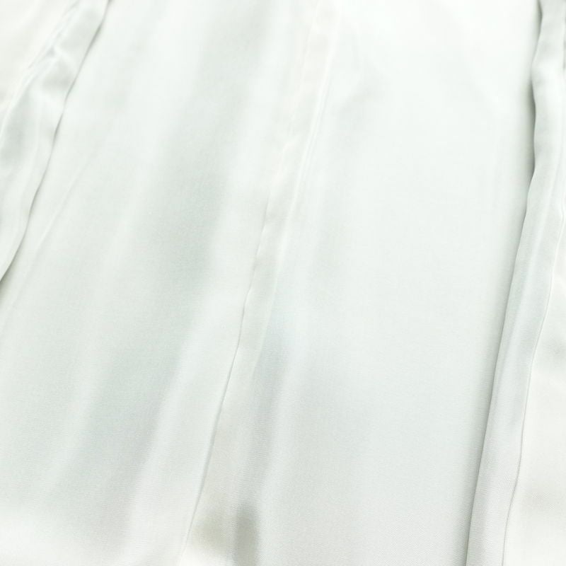 付け下げ しつけ糸付き 正絹 花柄 袷仕立て 身丈154cm 裄丈63cm 共八掛 金彩 フォーマル 着物 グレー_画像19