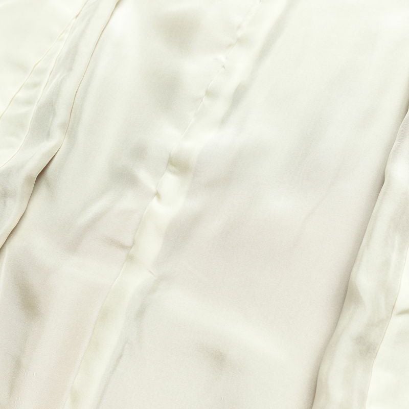 訪問着 縮緬 正絹 花柄 袷仕立て 身丈160.5cm 裄丈67cm 箔 フォーマル 着物 茶_画像17