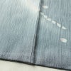付け下げ 良品 一つ紋付き 正絹 花柄 袷仕立て 身丈155cm 裄丈63.5cm 箔 金彩 フォーマル 着物 青・紺_画像12