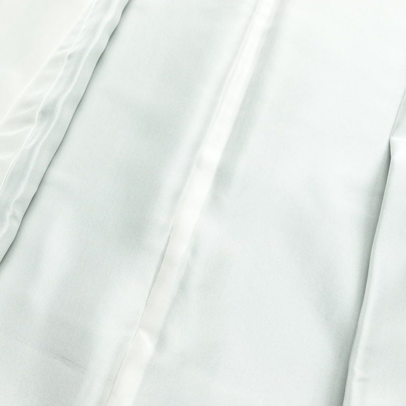 付け下げ 良品 一つ紋付き 正絹 花柄 袷仕立て 身丈155cm 裄丈63.5cm 箔 金彩 フォーマル 着物 青・紺_画像19