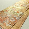 袋帯 六通柄 フォーマル用 正絹 古典柄 箔 金糸 帯 雪輪 紗綾形 金・銀_画像9