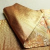 袋帯 六通柄 フォーマル用 正絹 古典柄 箔 金糸 帯 雪輪 紗綾形 金・銀_画像10