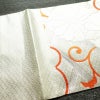 袋帯 六通柄 良品 フォーマル用 正絹 古典柄 箔 帯 菊 金・銀_画像16