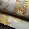 袋帯 六通柄 フォーマル用 正絹 古典柄 箔 金糸 帯 金・銀_画像10