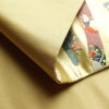袋帯 六通柄 フォーマル用 正絹 松 菊 紅葉 古典柄 箔 帯 金・銀_画像10