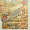 袋帯 本金箔 琳派春秋文 六通柄 良品 フォーマル用 正絹 古典柄 箔 金糸 帯 金・銀_画像13