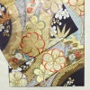 袋帯 西陣織 六通柄 良品 証紙あり フォーマル用 正絹 古典柄 箔 金糸 帯 花紀行 紫・藤色_画像12