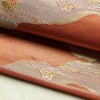 袋帯 秀宝錦彩文 六通柄 フォーマル用 正絹 古典柄 箔 金糸 帯 橙_画像7