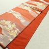 袋帯 秀宝錦彩文 六通柄 フォーマル用 正絹 古典柄 箔 金糸 帯 橙_画像8