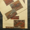 袋帯 六通柄 古今絵巻 紹巴帯 一般用 正絹 風景柄 帯 ベージュ_画像12