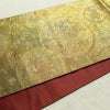 袋帯 六通柄 フォーマル用 正絹 幾何学柄・抽象柄 箔 帯 金・銀_画像11