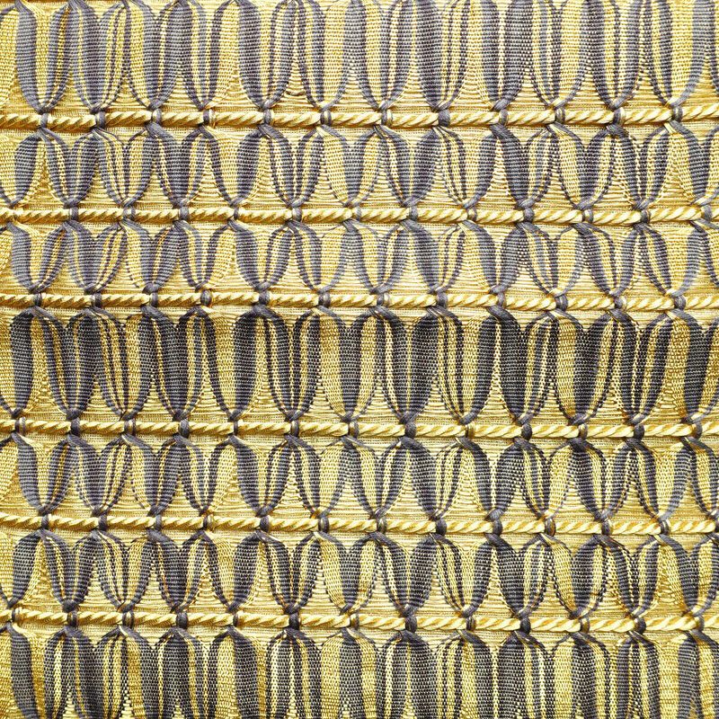 袋帯 特選工芸組み織袋帯 ひなや 太鼓柄 良品 フォーマル用 正絹 縞柄・線柄 金糸 帯 紫・藤色_画像2