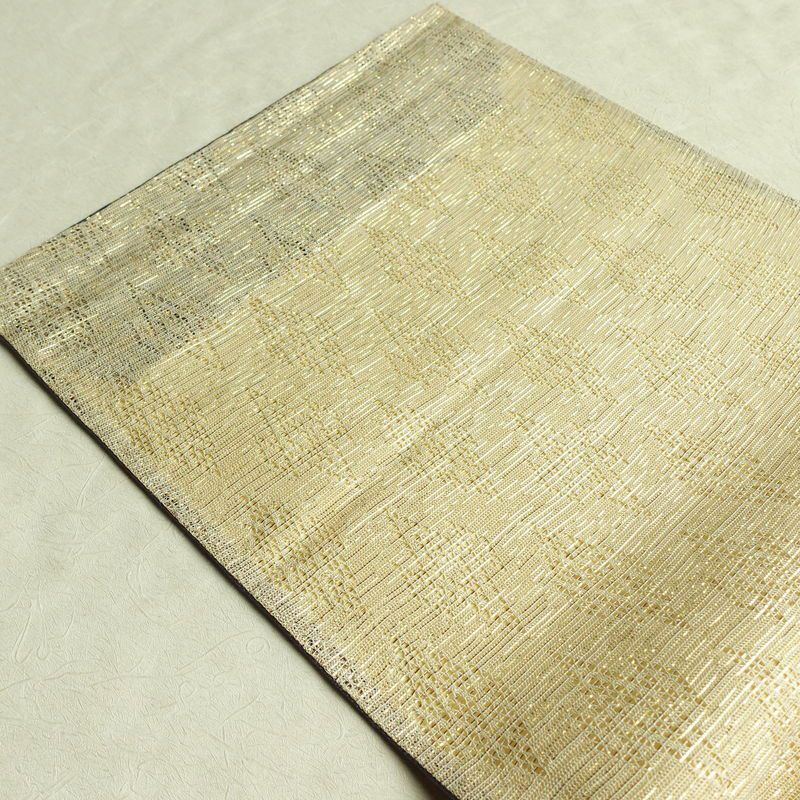 袋帯 特選工芸組み織袋帯 ひなや 太鼓柄 良品 フォーマル用 正絹 縞柄・線柄 金糸 帯 紫・藤色_画像10