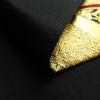袋帯 線調花舞錦 六通柄 振袖用 正絹 古典柄 箔 金糸 銀糸 帯 黒_画像10