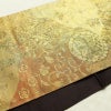 袋帯 六通柄 フォーマル用 正絹 幾何学柄・抽象柄 箔 帯 金・銀_画像12