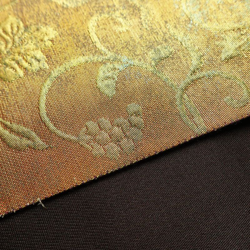 袋帯 六通柄 フォーマル用 正絹 幾何学柄・抽象柄 箔 帯 金・銀_画像13