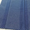 盛夏 小紋 絽 良品 夏用 ポリエステル 麻の葉柄 単衣仕立て 身丈155.5cm 裄丈64.5cm 着物 青・紺_画像4