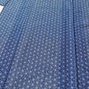 盛夏 小紋 絽 良品 夏用 ポリエステル 麻の葉柄 単衣仕立て 身丈155.5cm 裄丈64.5cm 着物 青・紺_画像5