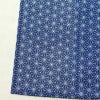 盛夏 小紋 絽 良品 夏用 ポリエステル 麻の葉柄 単衣仕立て 身丈155.5cm 裄丈64.5cm 着物 青・紺_画像12