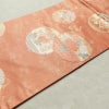 名古屋帯 六通柄 美品 正絹 古典柄 名古屋仕立て 帯 サーモンピンク ピンク_画像11