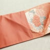 名古屋帯 六通柄 美品 正絹 古典柄 名古屋仕立て 帯 サーモンピンク ピンク_画像15