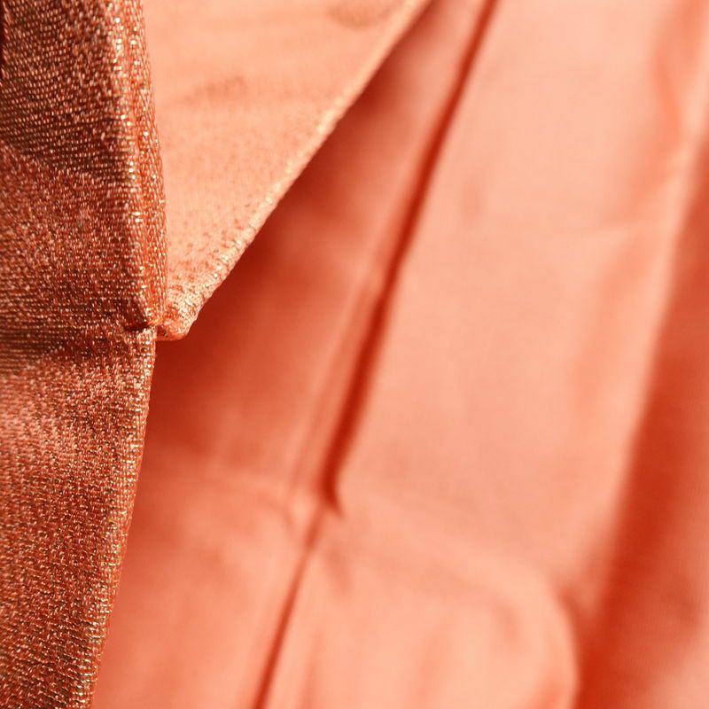 名古屋帯 六通柄 美品 正絹 古典柄 名古屋仕立て 帯 サーモンピンク ピンク_画像20