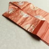 名古屋帯 六通柄 美品 正絹 古典柄 名古屋仕立て 帯 サーモンピンク ピンク_画像21