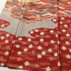訪問着 金駒刺繍 正絹 古典柄 袷仕立て 身丈151cm 裄丈63.5cm 箔 刺繍 金彩 フォーマル 着物 赤・朱_画像4