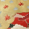 訪問着 金駒刺繍 正絹 古典柄 袷仕立て 身丈151cm 裄丈63.5cm 箔 刺繍 金彩 フォーマル 着物 赤・朱_画像7